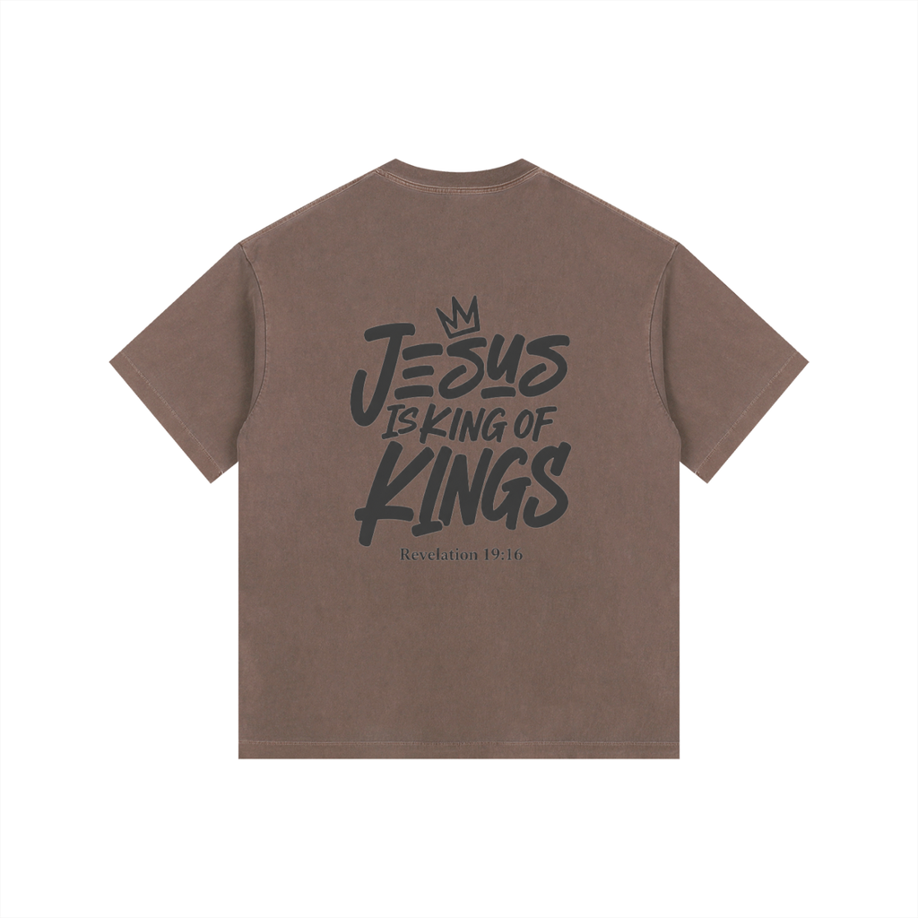 King of Kings - Vintage Washed Oversized T-Shirt