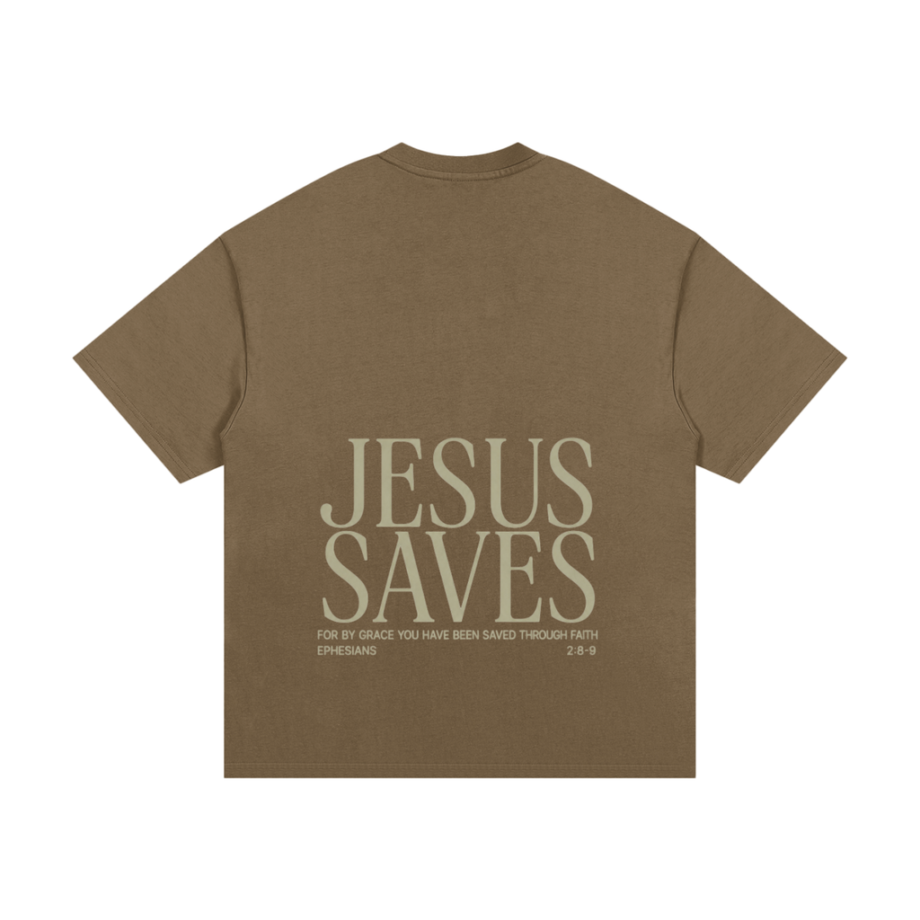 Jesus Saves - Essential Heavyweight T-Shirt
