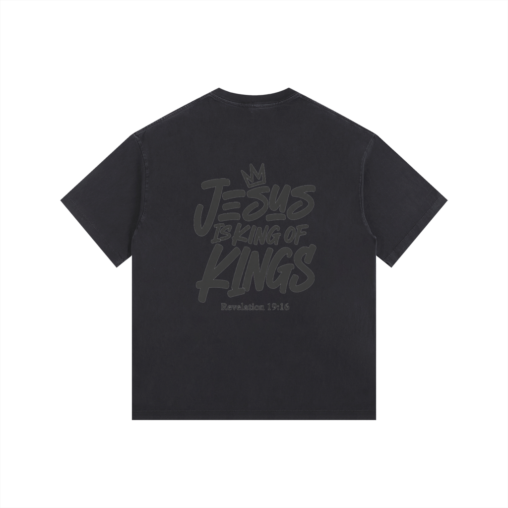 King of Kings - Vintage Washed Oversized T-Shirt