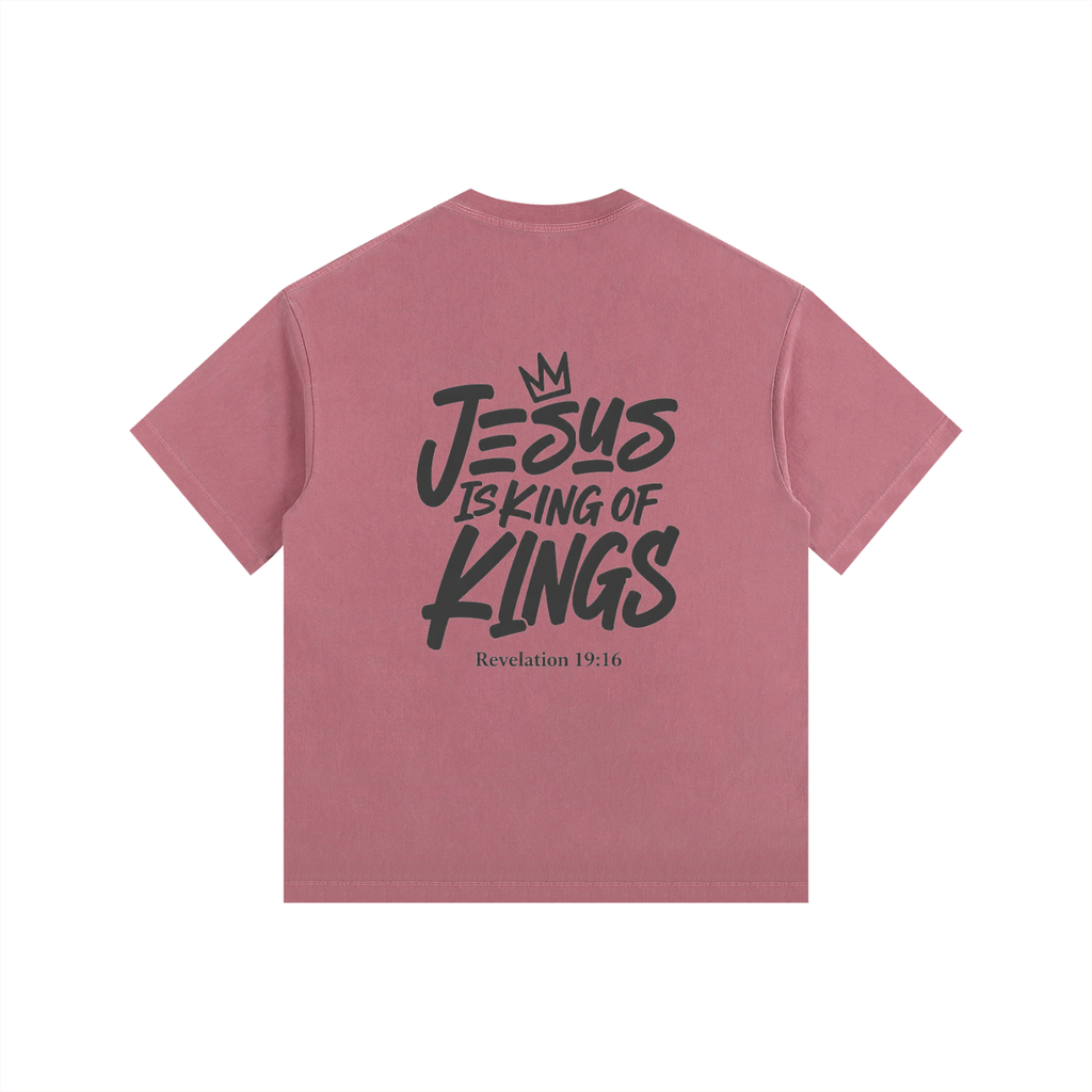 King of Kings - Vintage Washed Oversized T-Shirt