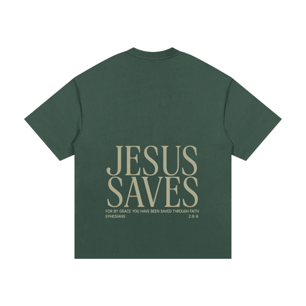 Jesus Saves - Essential Heavyweight T-Shirt
